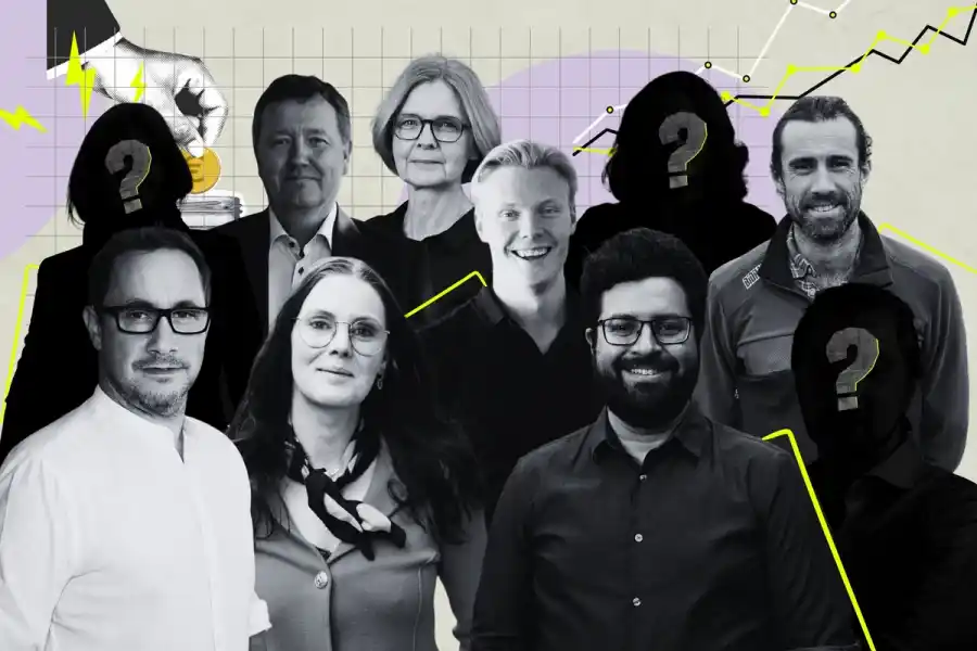 Några av entreprenörerna bakom bolagen som vuxit mest under 2024. Foton: press och grafik av Diana Demin, Impact Loop.