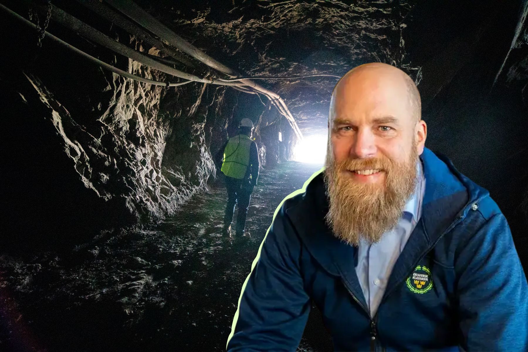 Sverker Svärdby, vd för Sleipner Robotics. Foto: pressbild / Canva (kollage)