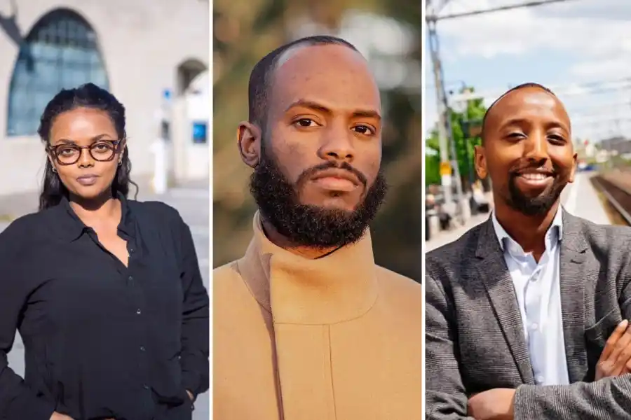 Degmo Daar, Ismail Abdullahi och Sayidali Ahmed. Foto: pressbilder.