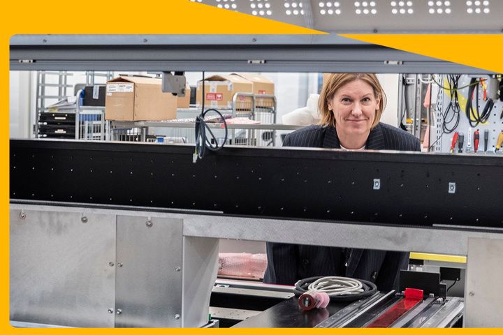 Cathrine Lindvall McKnight, Head of Operations, PCB Assembly Solutions Mycronic. Photo: Jonas Borg