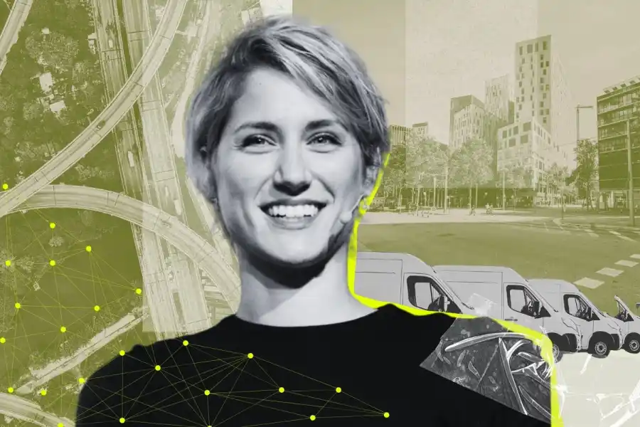 Denise Xifara, Head of Investments at EIT Urban Mobility. Photo: press and collage by Impact Loop