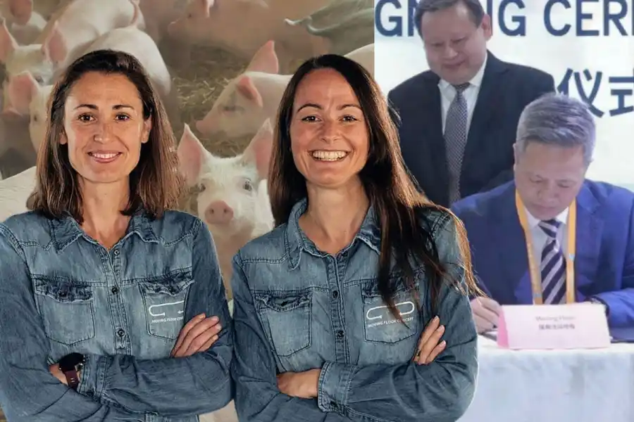 Peg Söderberg, vd och Katja Lindvall, vice vd för Moving Floor. Foto: pressbilder.