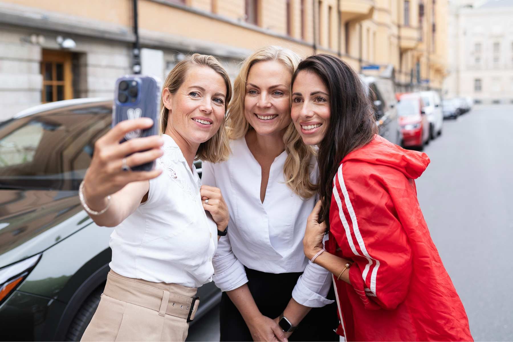 Sara Wimmercranz, Lisen Oliw och Susanne Najafi. Foto: Minna Ýr.