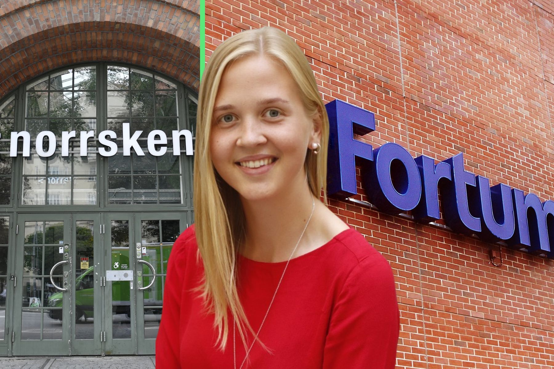 Annemari Kirppu, director external venturing på Fortum. Pressbilder / TT (montage).