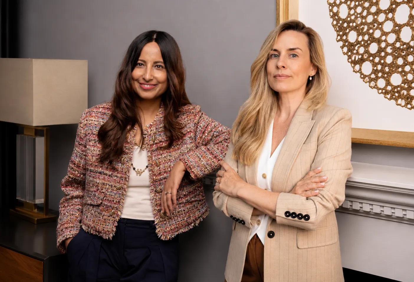 Rupa Popat (left) and Triin Linamagi of the Arāya Sie Fund. Credit: Arāya Sie Fund