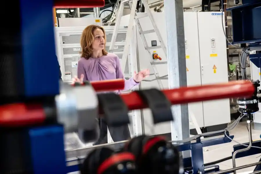 Lena Sundquist, vd för Climeon i Kista. Foto: Jonas Borg.