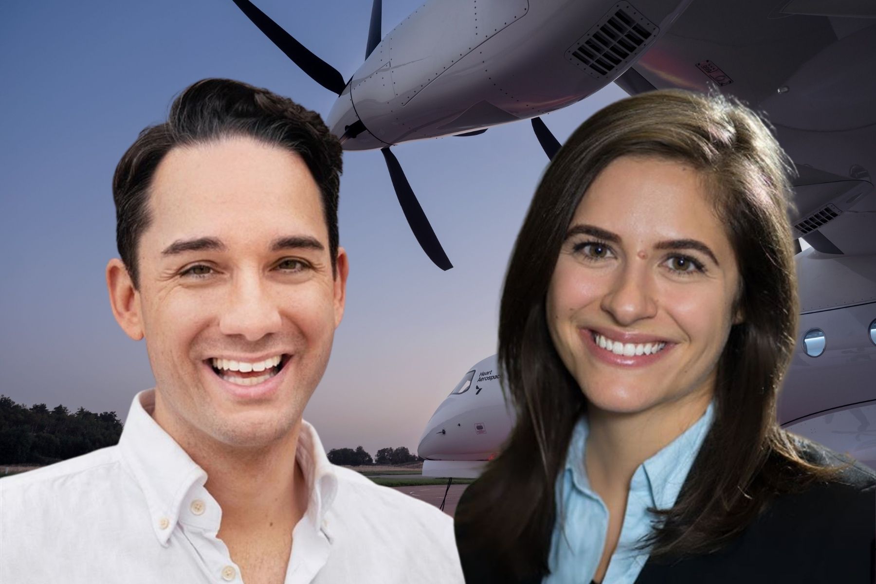 Cole Randle och Brittany Churchill får tunga uppdrag på Heart Aerospace i USA. Foto: Pressbilder.