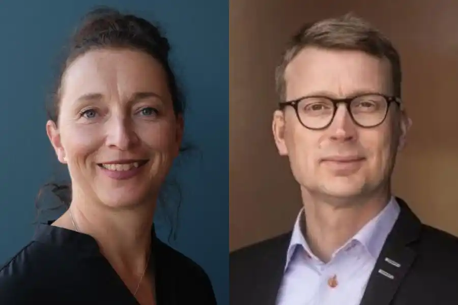 Maria Erdmann, vd Godel och Joachim Nordin vd Skellefteå Kraft. Foto: Pressbilder.