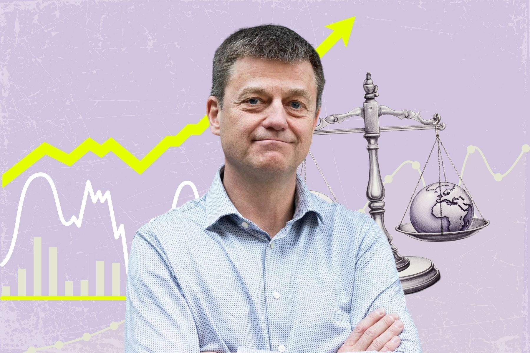 Fredrik Hånell, investerare på EIT Urban Mobility och Impact Loops krönikör. Grafik: Diana Demin.