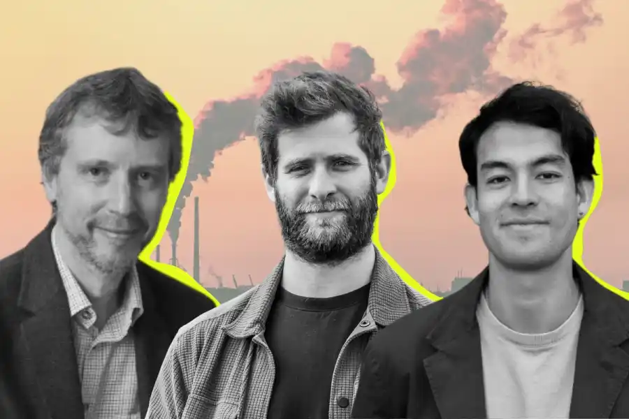From left: John Egan (Progressive Energy), Nicholas Chadwick (Mission Zero), and Jasper Wong (Airhive). Press photos/Impact Loop design