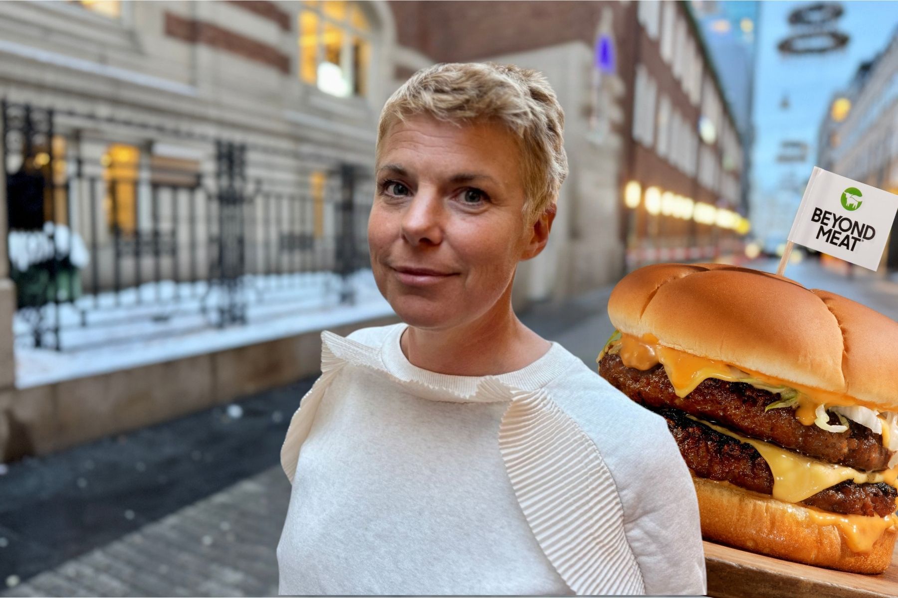 Katarina Wangler Björk, impact-ansvarig på Exponential Roadmap. Foto: Impact Loop / Pressbild (montage).