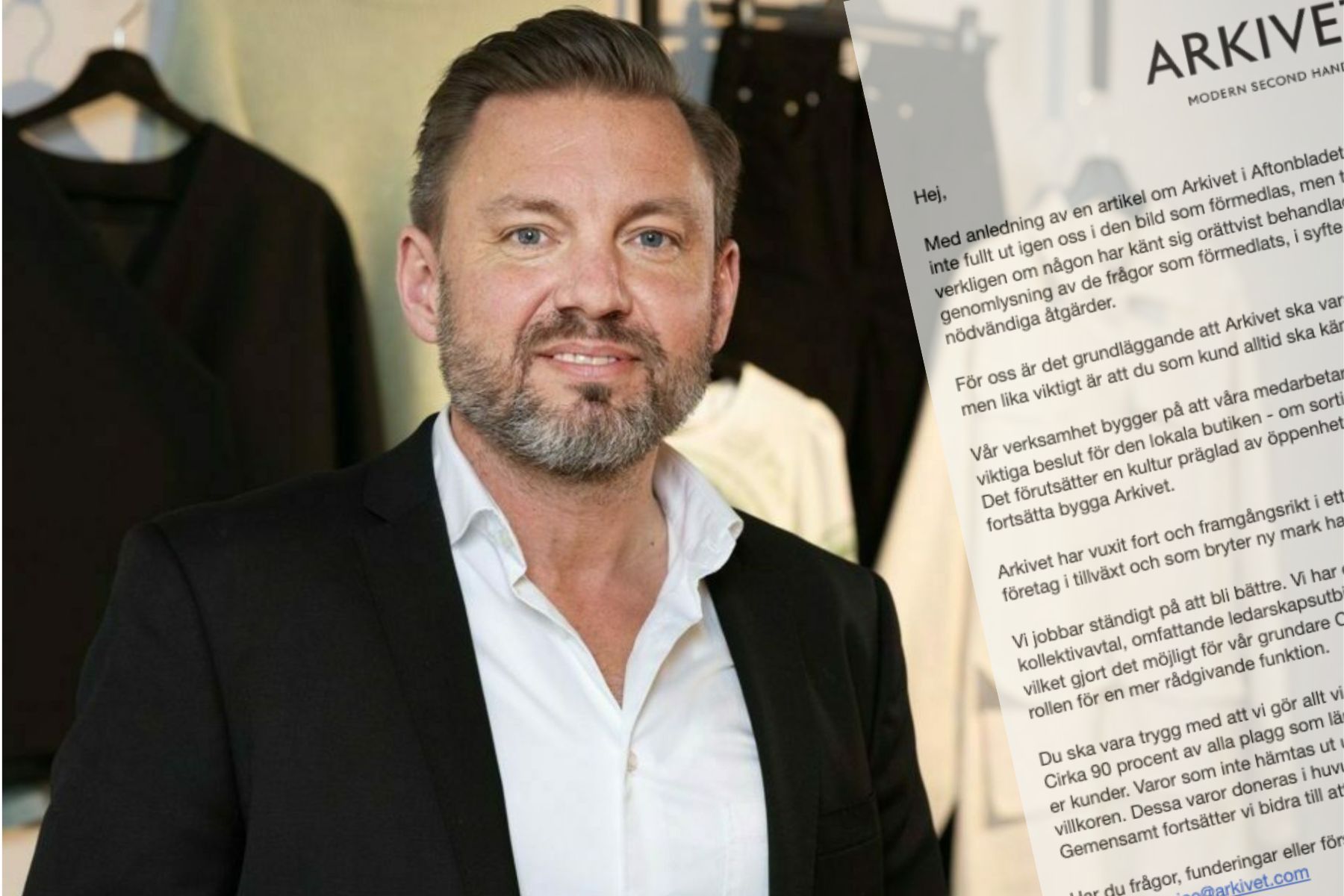 Martin Hallander, vd på Arkivet. Foto: pressbild.