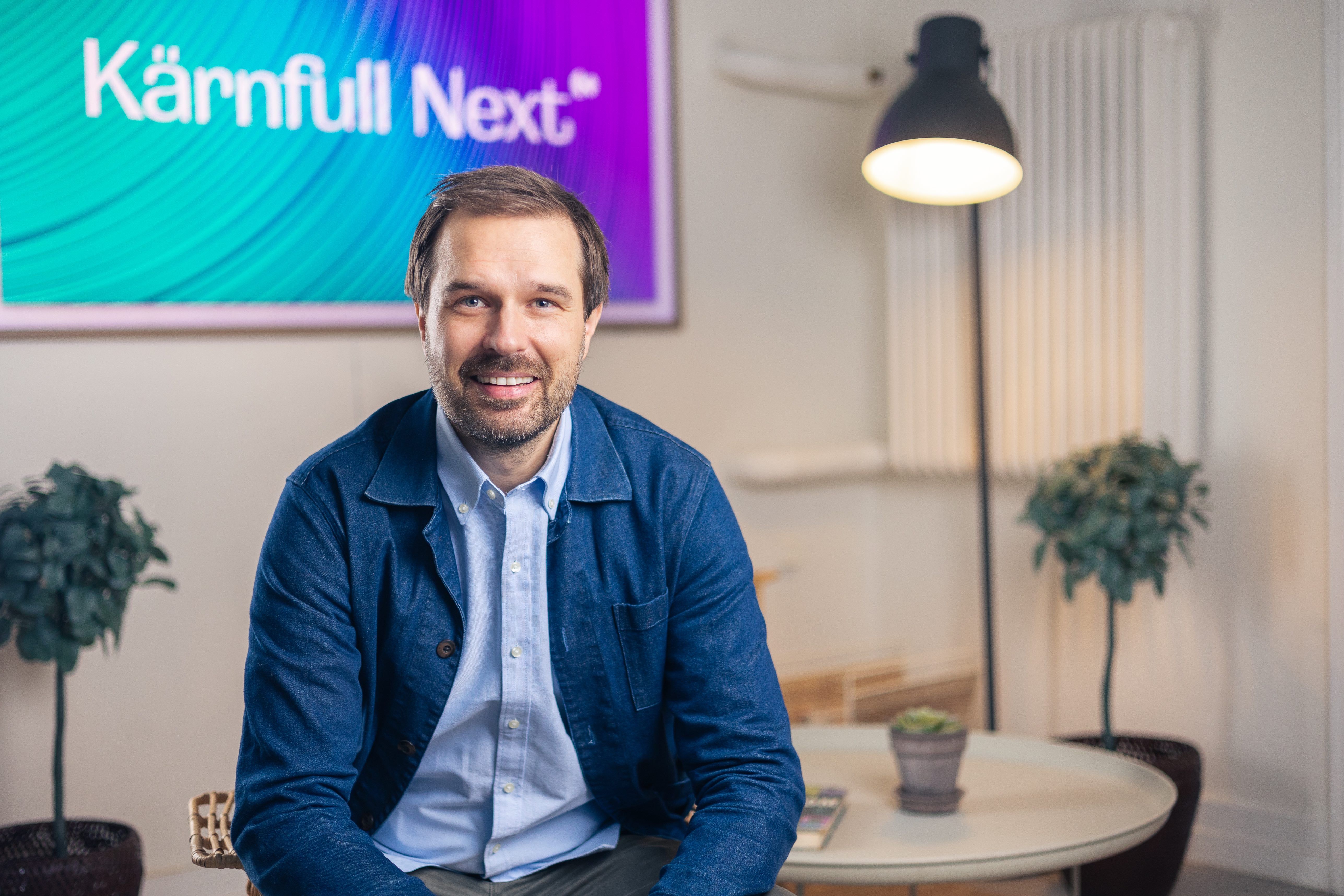 Christian Sjölander, vd och medgrundare på Kärnfull Next. Foto: Pressbild