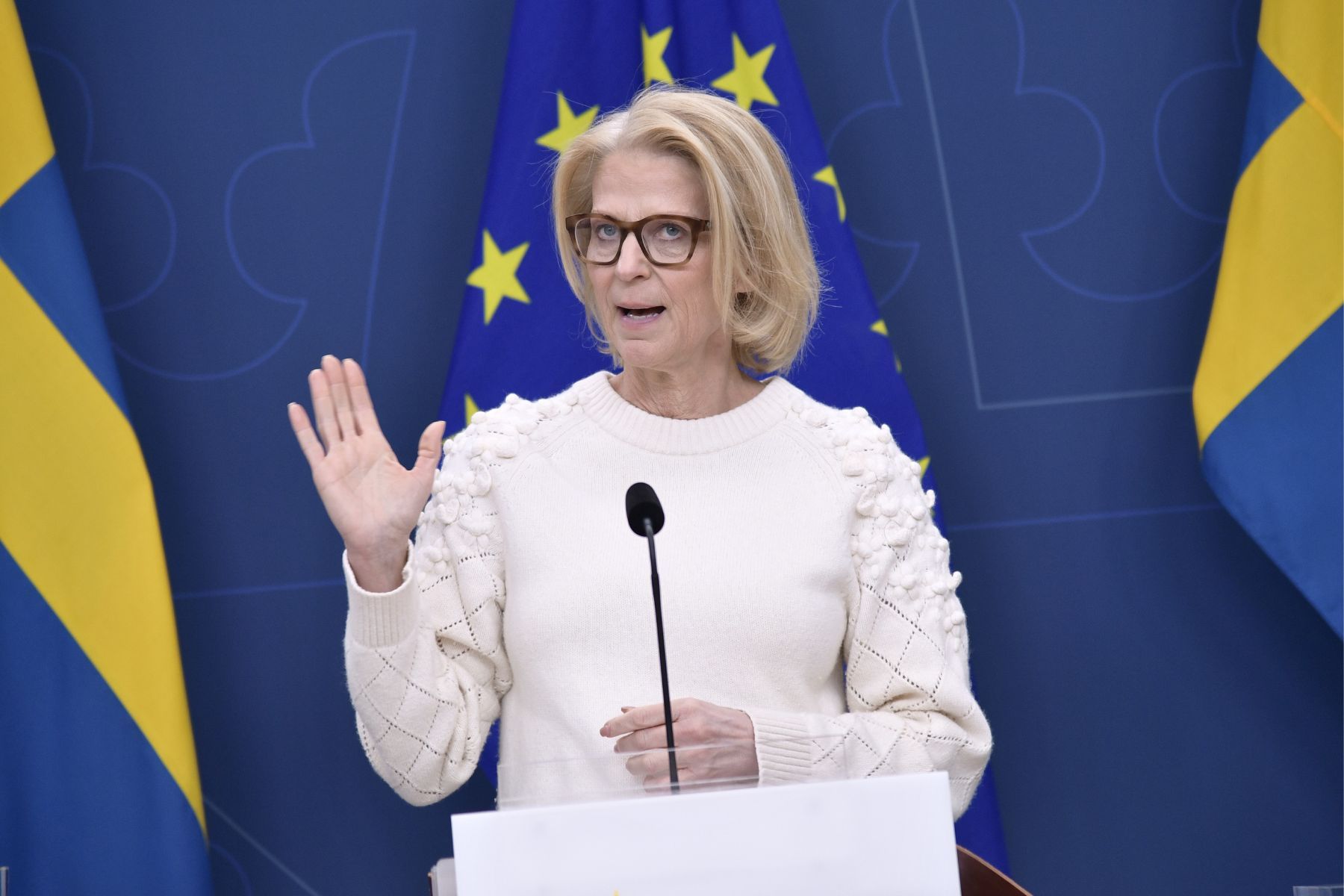 Finansminister Elisabeth Svantesson. Foto: TT.