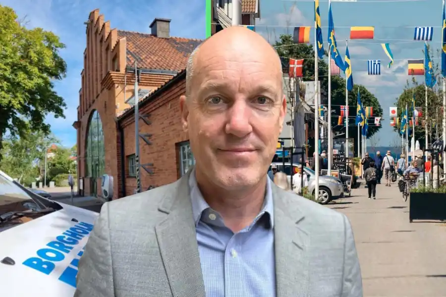 Christian Wiström, vd på Borgholm Energi. Foto: Pressbilder (montage).