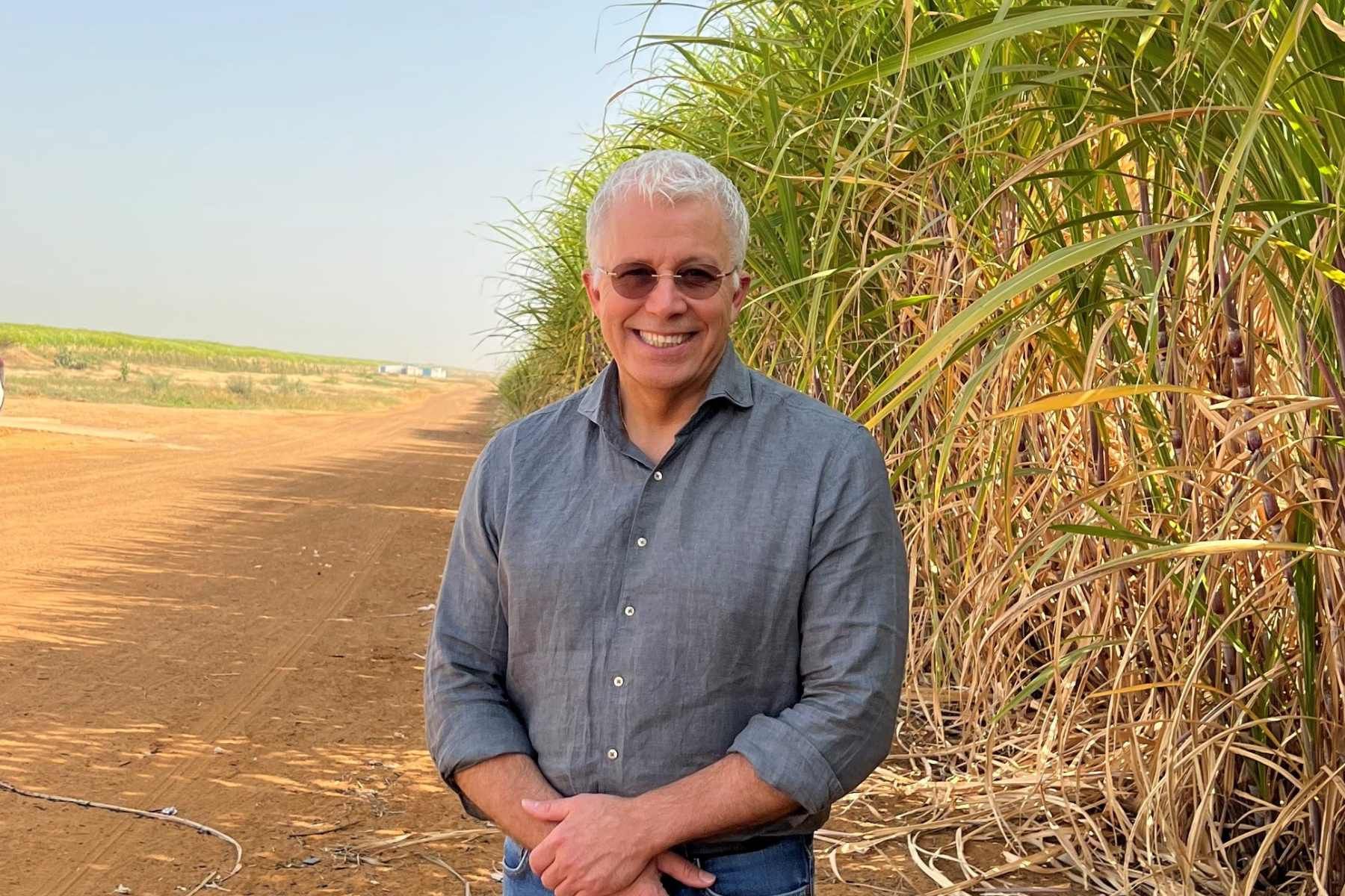 Peder Dagsánth tror på gräsets potential som biobränsle. Foto: Jord.