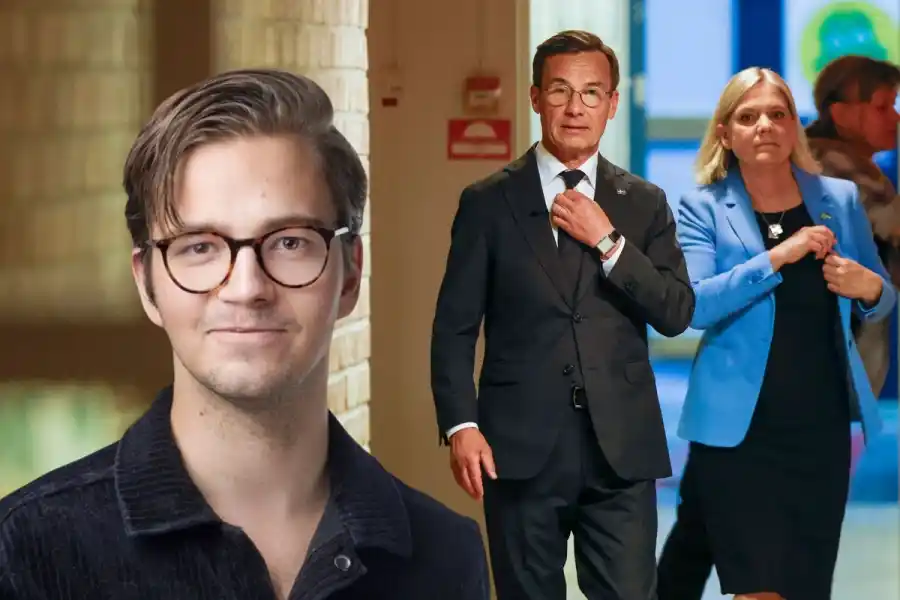 Gabriel Nilsson är redaktör på Energy Loop. Statsminister Ulf Kristersson (M) och Magdalena Andersson (S). Foto: TT.
