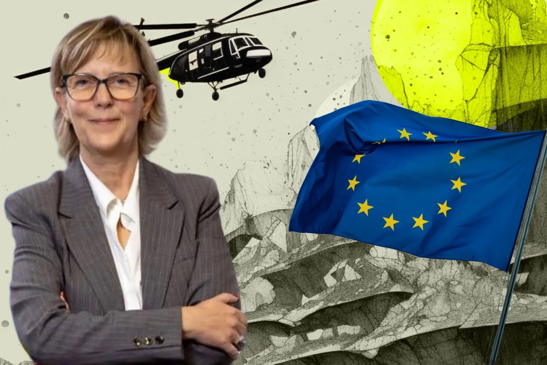 Maria Luís Albuquerque är finansmarknadskommissionär och ytterst ansvarig för omgörningen av SFDR. Foto: Pressbilder. Grafik: Impact Loop/Diana Demin.