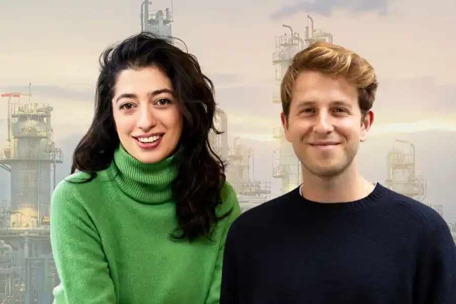 Carina Namih, founding partner, Plural (left) andJosh Vernon, CEO, Gigaton (previously Carbon Re). Press photos