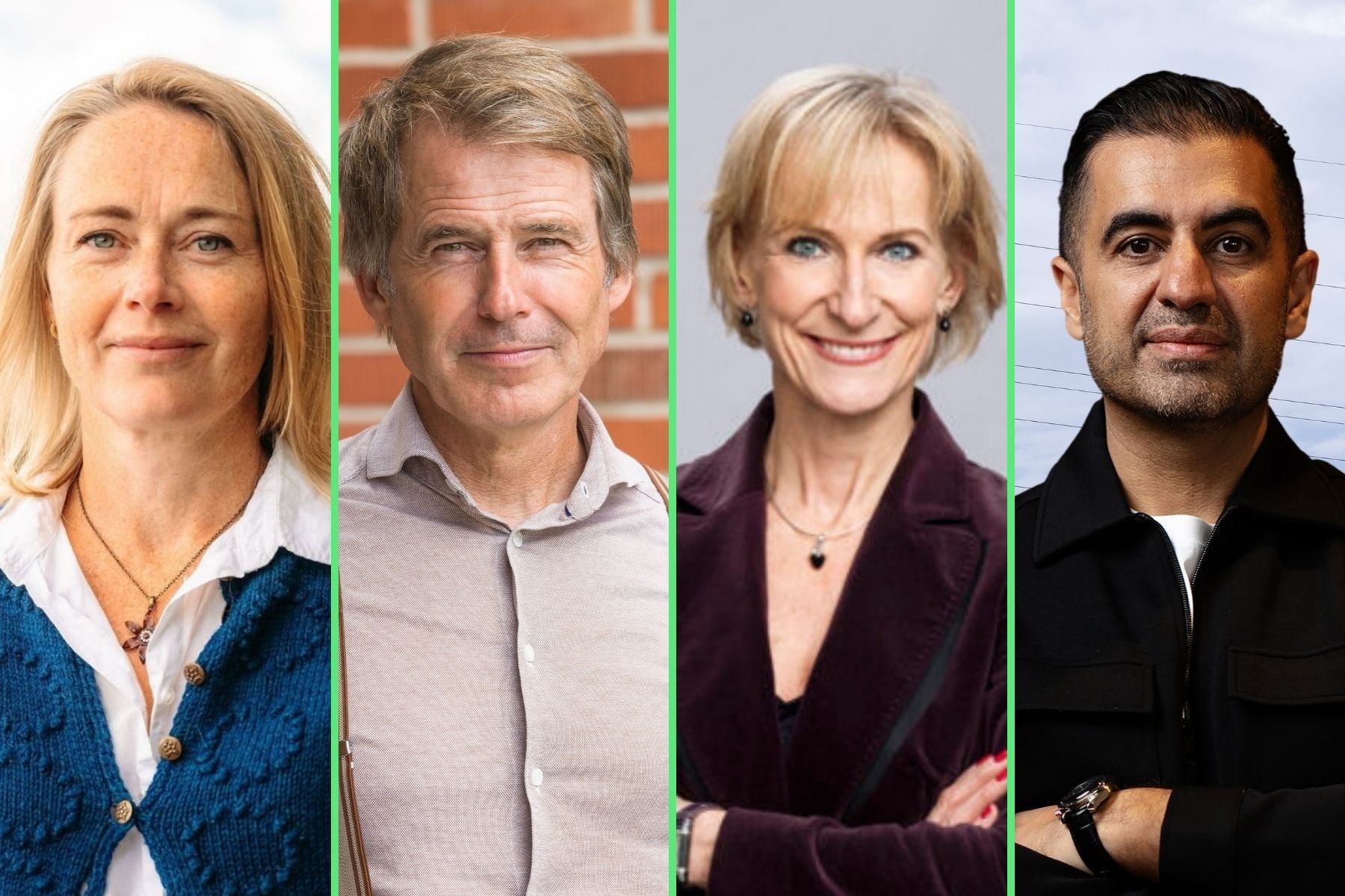 Lina Håkansdotter, Claes Hemberg, Kristina Alvendal och Ashkan Kasbi. Pressbilder.
