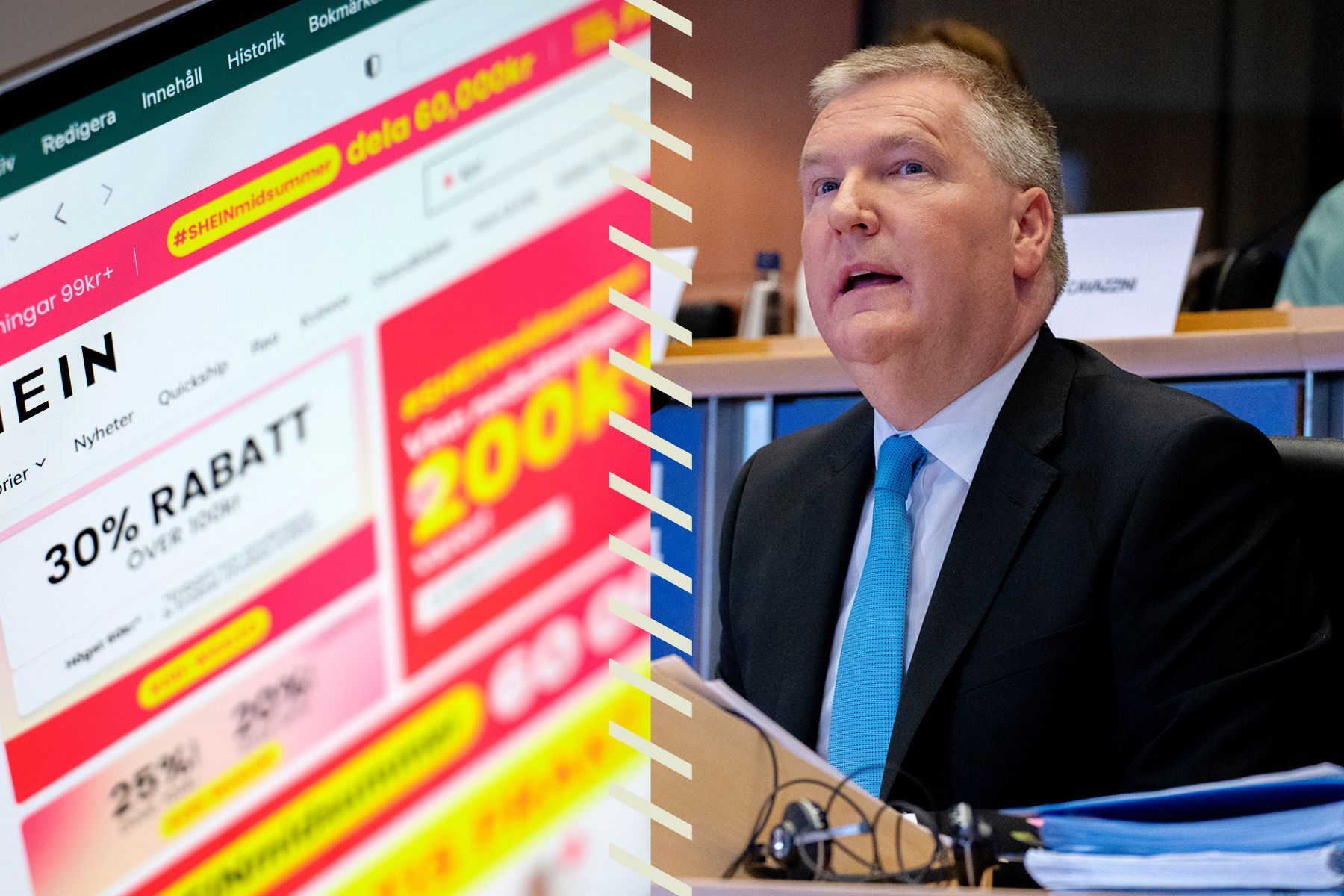 EU-kommissionären Michael McGrath. Foto: pressbild / TT.