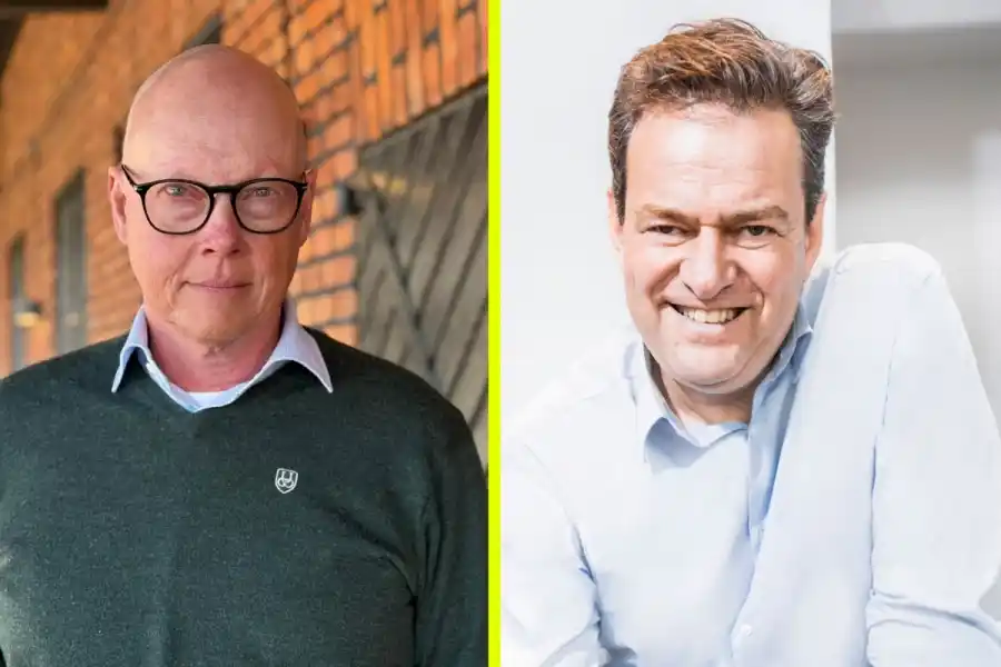 Klas Gustafsson och Bengt Rittri på Blue Purpose. Foto. Pressbilder.