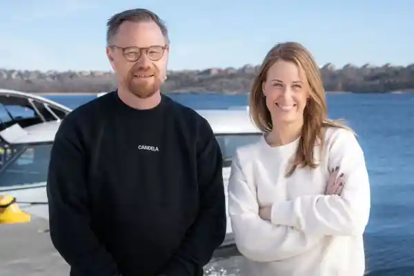 Gustav Hasselskog och Sofia Graflund. Pressbild.