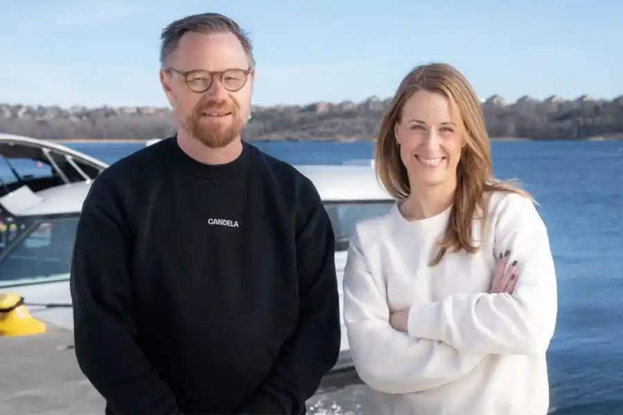Gustav Hasselskog och Sofia Graflund. Pressbild.