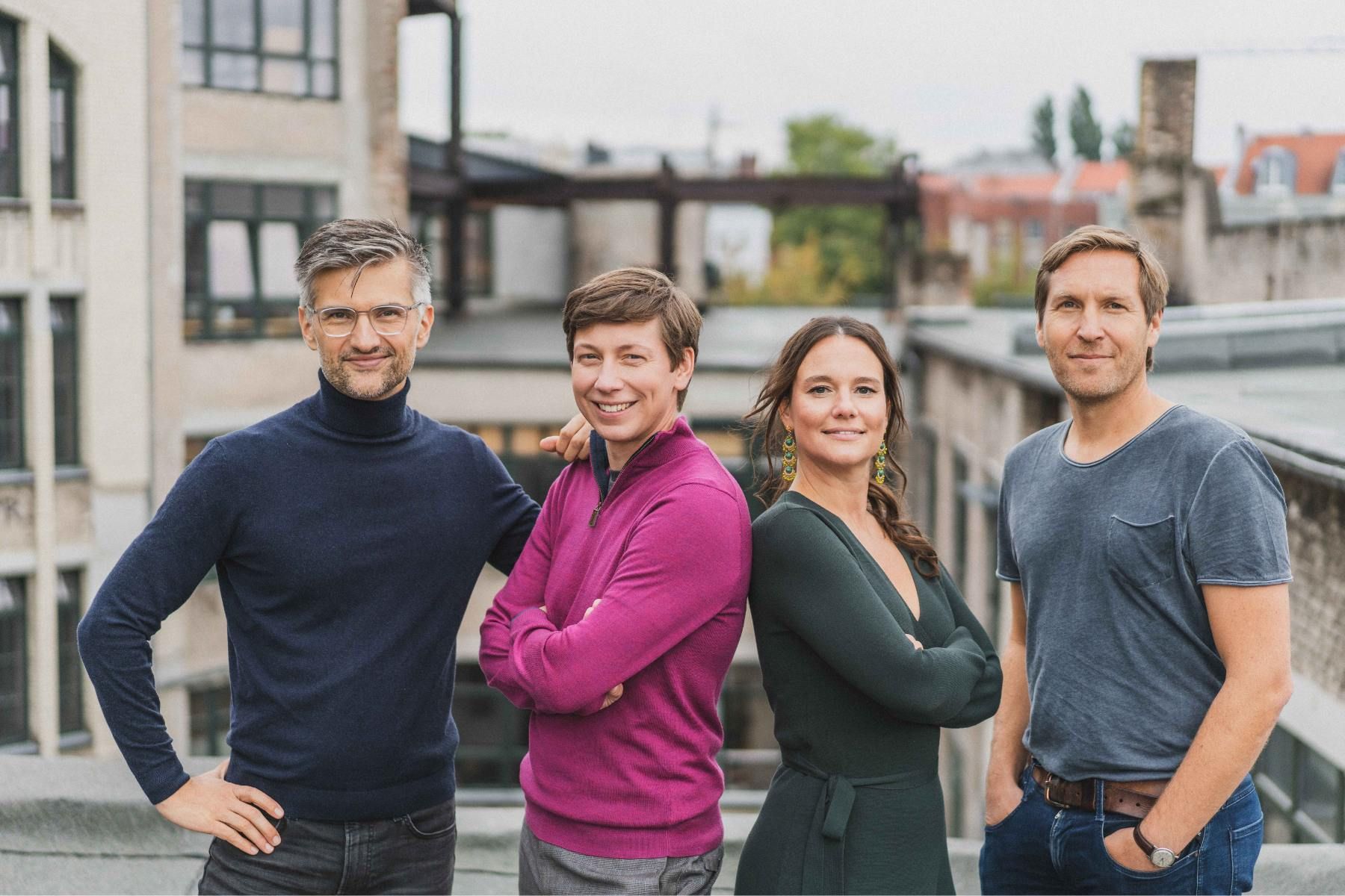 World Funds grundare Danijel Višević, Craig Douglas, Daria Saharova och Tim Schumacher Foto: pressbild.