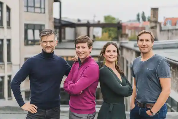 World Funds grundare Danijel Višević, Craig Douglas, Daria Saharova och Tim Schumacher Foto: pressbild.