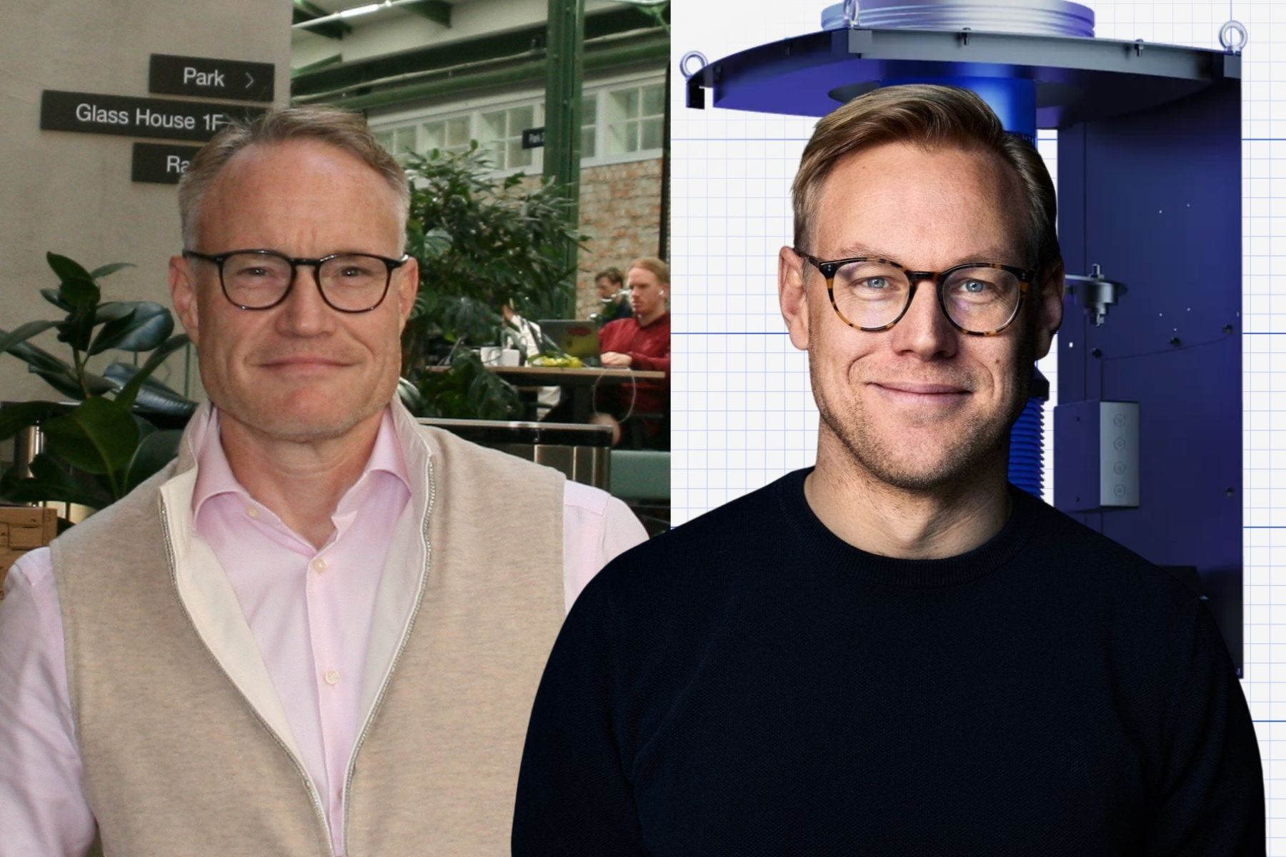 Tommy Myrvang och  Erik Engellau-Nilsson på Norrsken Launcher. Foto: Pressbilder.