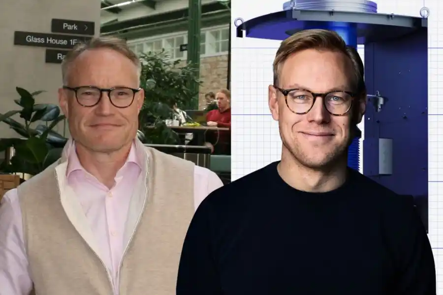 Tommy Myrvang och Erik Engellau-Nilsson på Norrsken Launcher. Foto: Pressbilder.