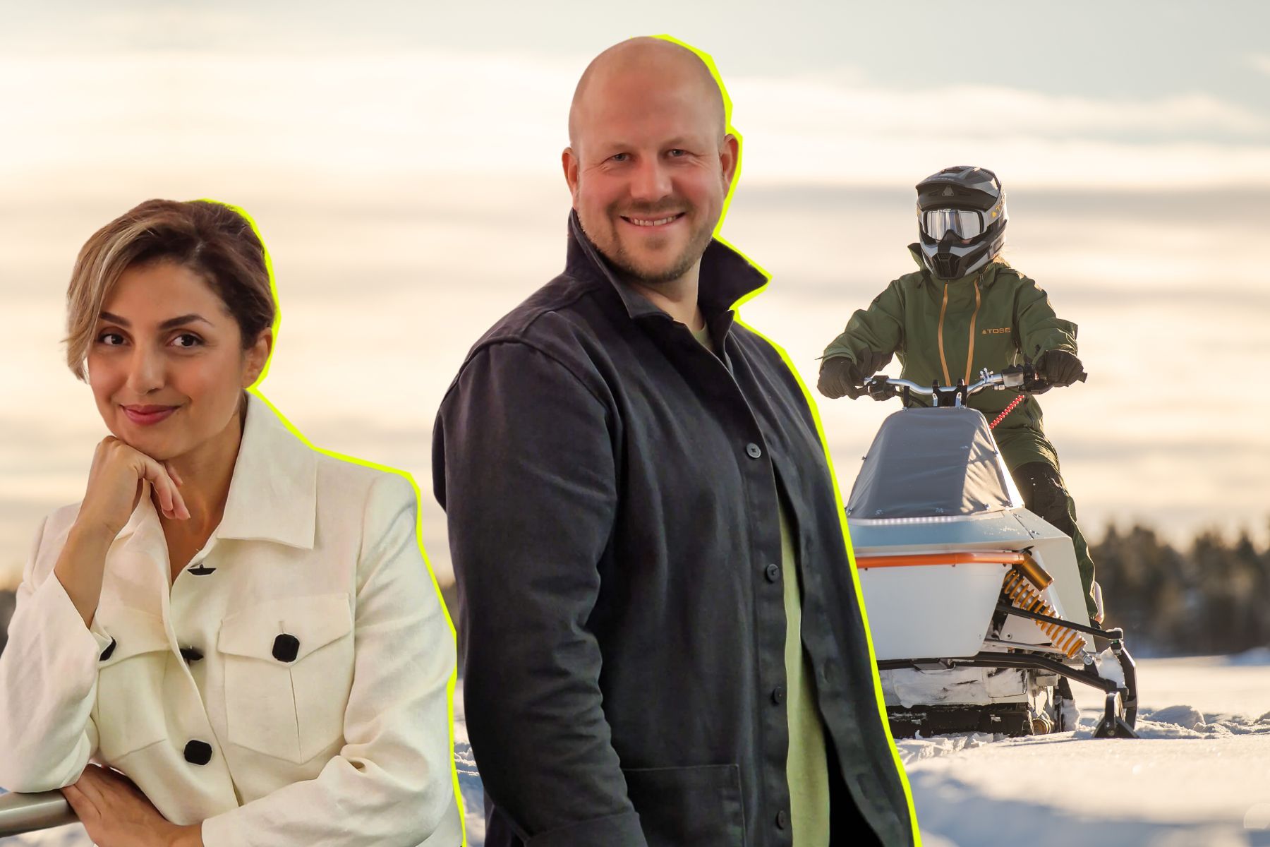 Yalda Mirbaz och Christian Lystrup, grundare av Vidde. Foto: press.