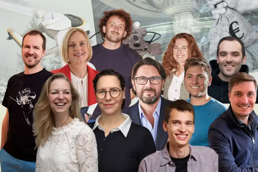 Some of the founders and investors involved in this week's deals. Credit: Press photos/Impact Loop design