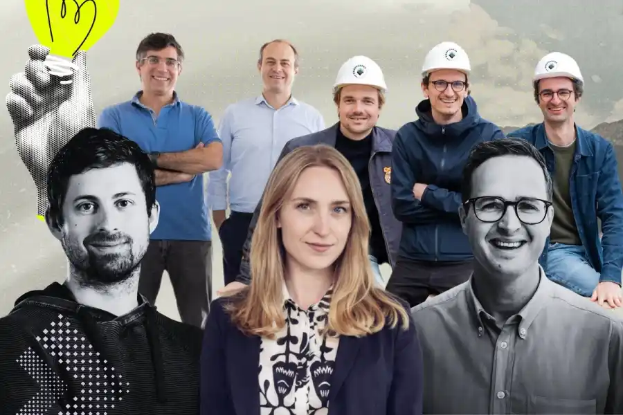 Some of the entrepreneurs behind the adaptation solutions mentioned in the article. Photos: press and collage by Impact Loop.