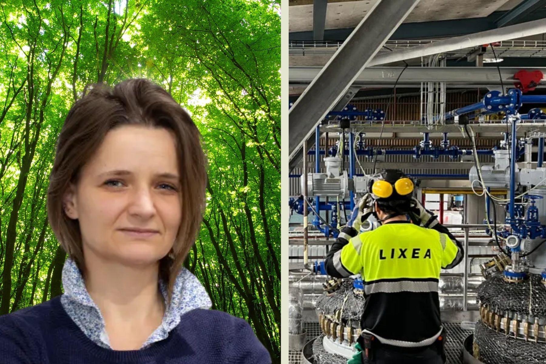 Krisztina Kovacs-Schreiner, avgående vd på Lixea. Foto: Pressbilder (montage).