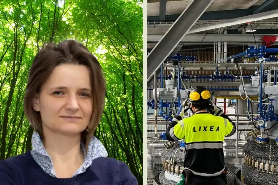 Krisztina Kovacs-Schreiner, avgående vd på Lixea. Foto: Pressbilder (montage).
