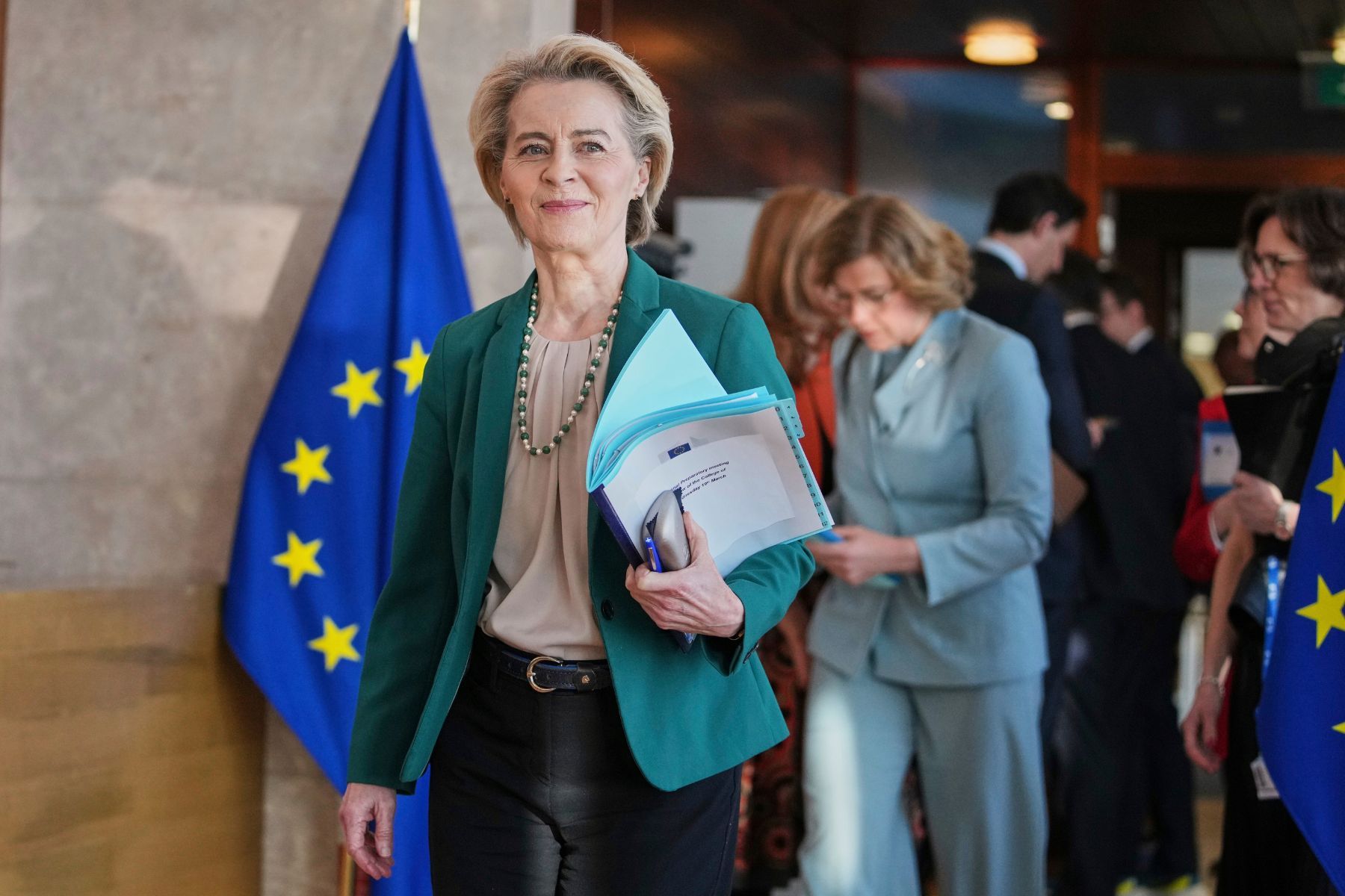 Ursula von der Leyen, ordförande för Europeiska kommissionen. Foto: Virginia Mayo/AP/TT.