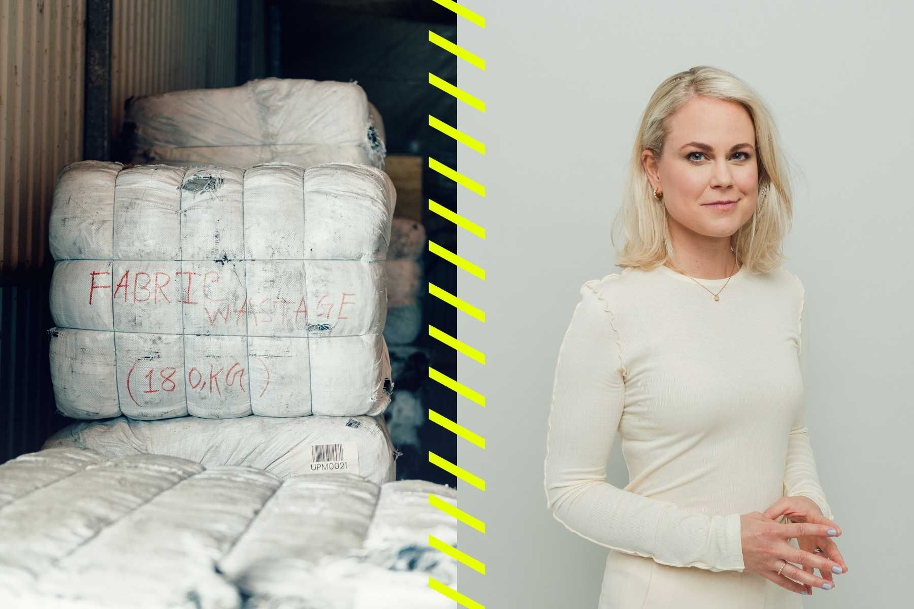 Camilla Bergman, chefredaktör för Impact Loop (foto Elisa Sanvito). Foto Renewcell: Alexander Donka.