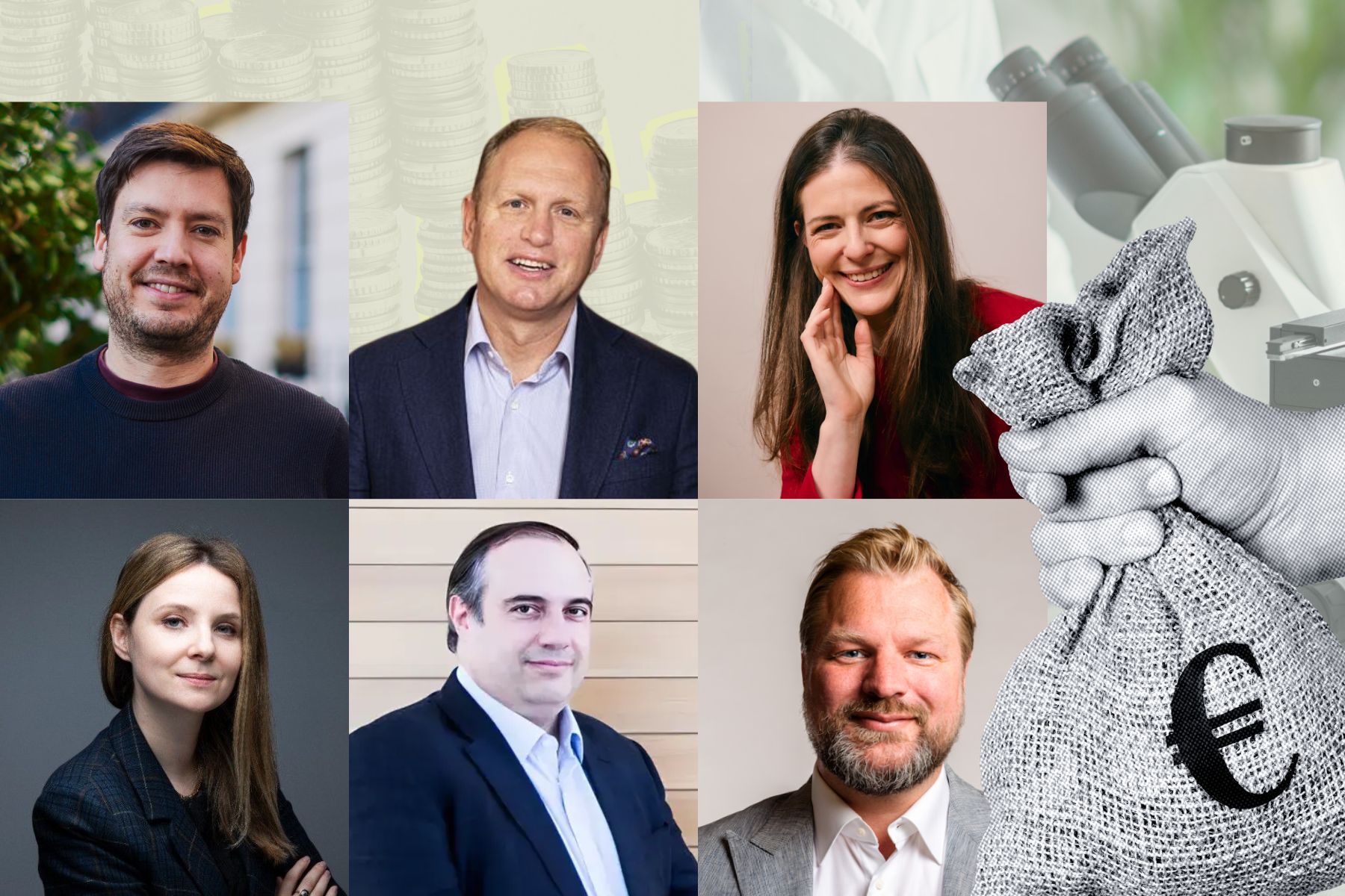 Some of the founders and investors mentioned in piece. Names below. Credit: Press images/Impact Loop design