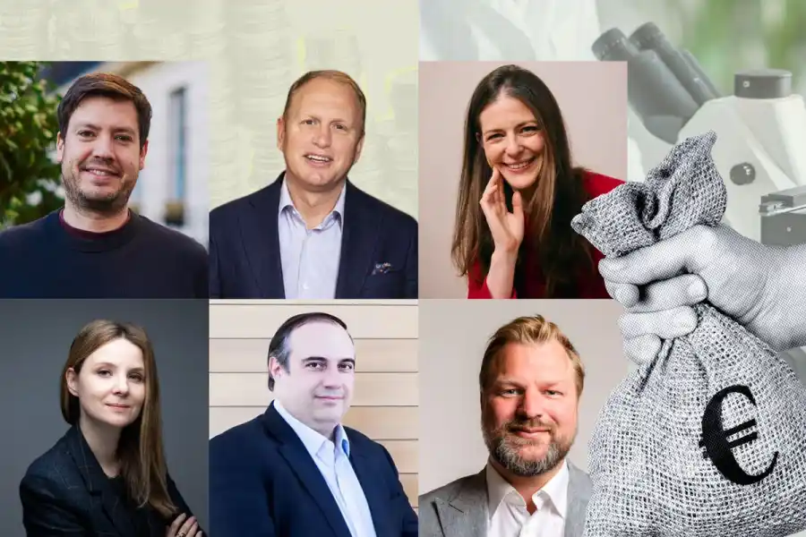 Some of the founders and investors mentioned in piece. Names below. Credit: Press images/Impact Loop design