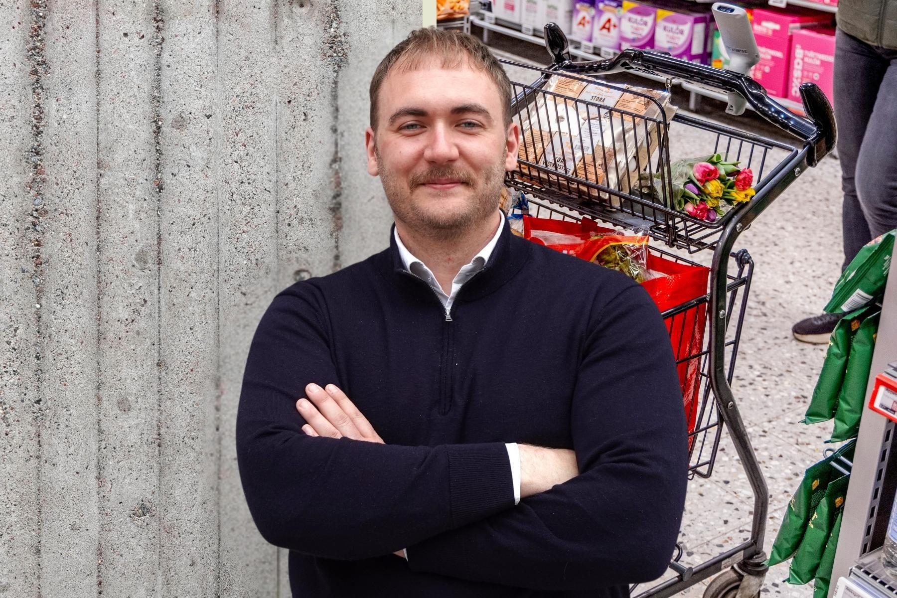 Hampus Rosander, medgrundare. Pressbild / TT.