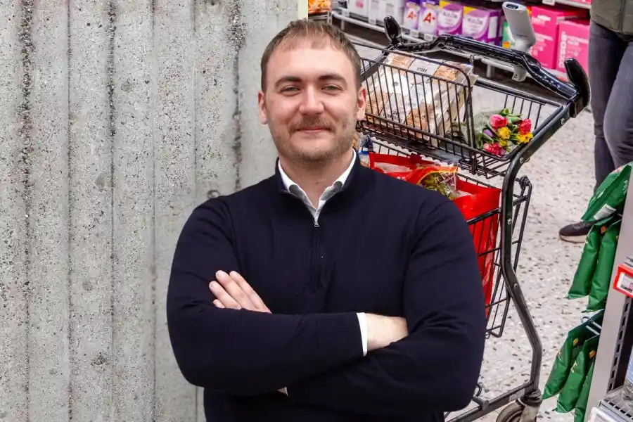 Hampus Rosander, medgrundare. Pressbild / TT.