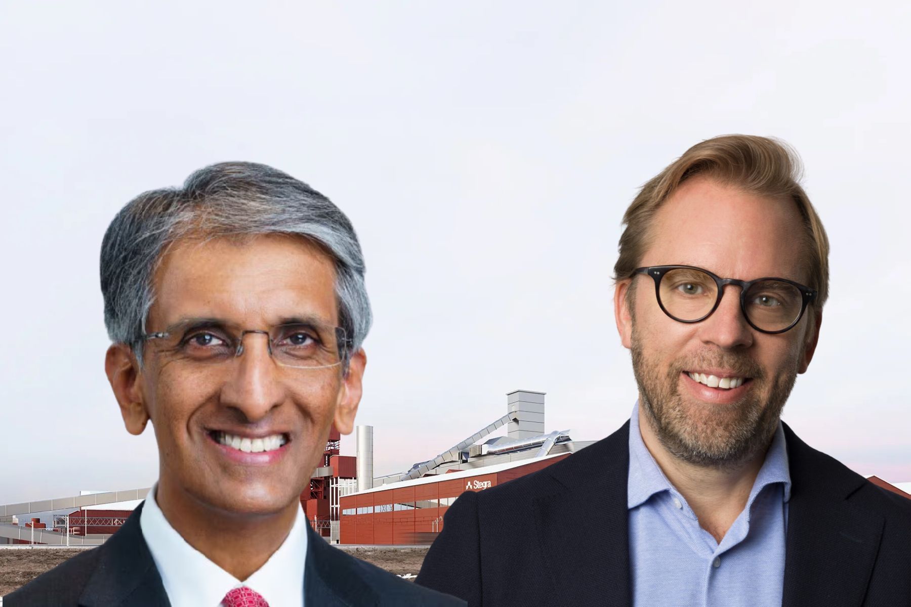 Dilhan Pillay Sandrasegara, vd på Temasek och Henrik Lundin, vd på Imas. Foto: pressbilder.