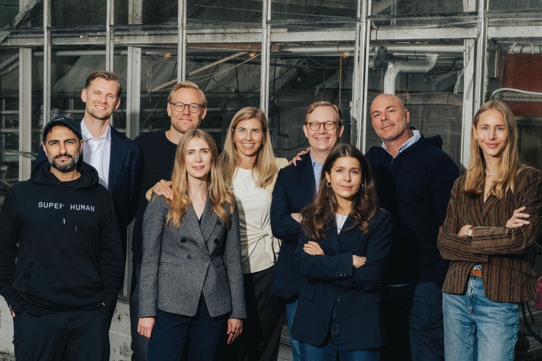 Norrsken Launchers team. Erik Engelau-Nilsson och Anna Fredrixon syns på den bakre raden andra respektive tredje från vänster. Foto: pressbild.