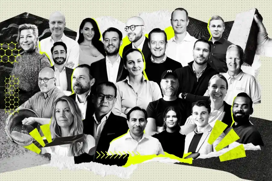 Några av entreprenörerna bakom bolagen i genomgången. Foto: press och grafik av Diana Demin, Impact Loop.