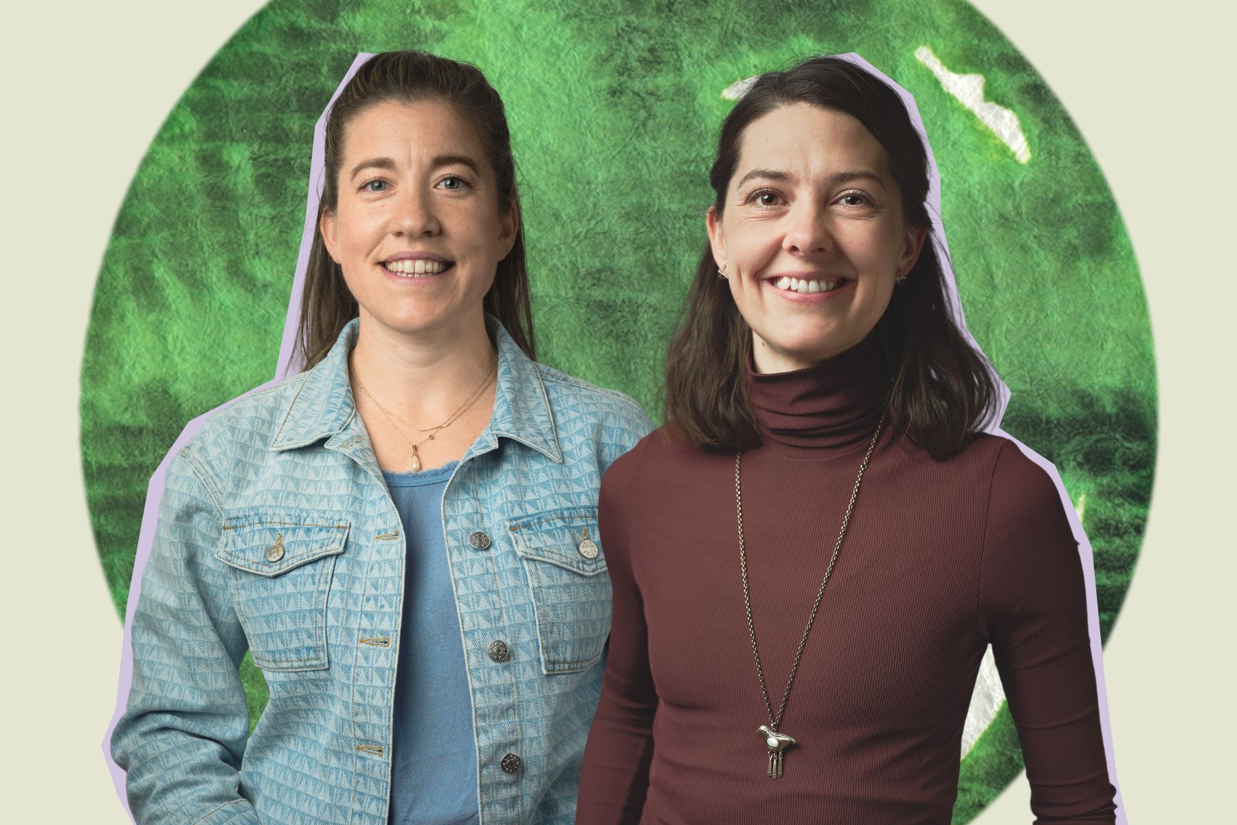 Ann Silfverhielm och Taina Flink. Foto: pressbild och grafik av Diana Demin, Impact Loop.