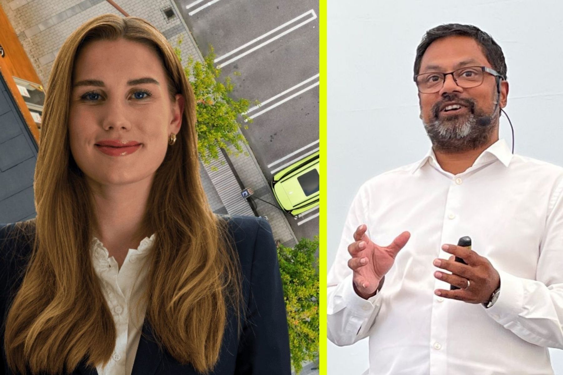 Matilda Thorsell, medgrundare och vd på Lex Energy och nya styrelseledamoten Per Holmblad. Pressbilder.