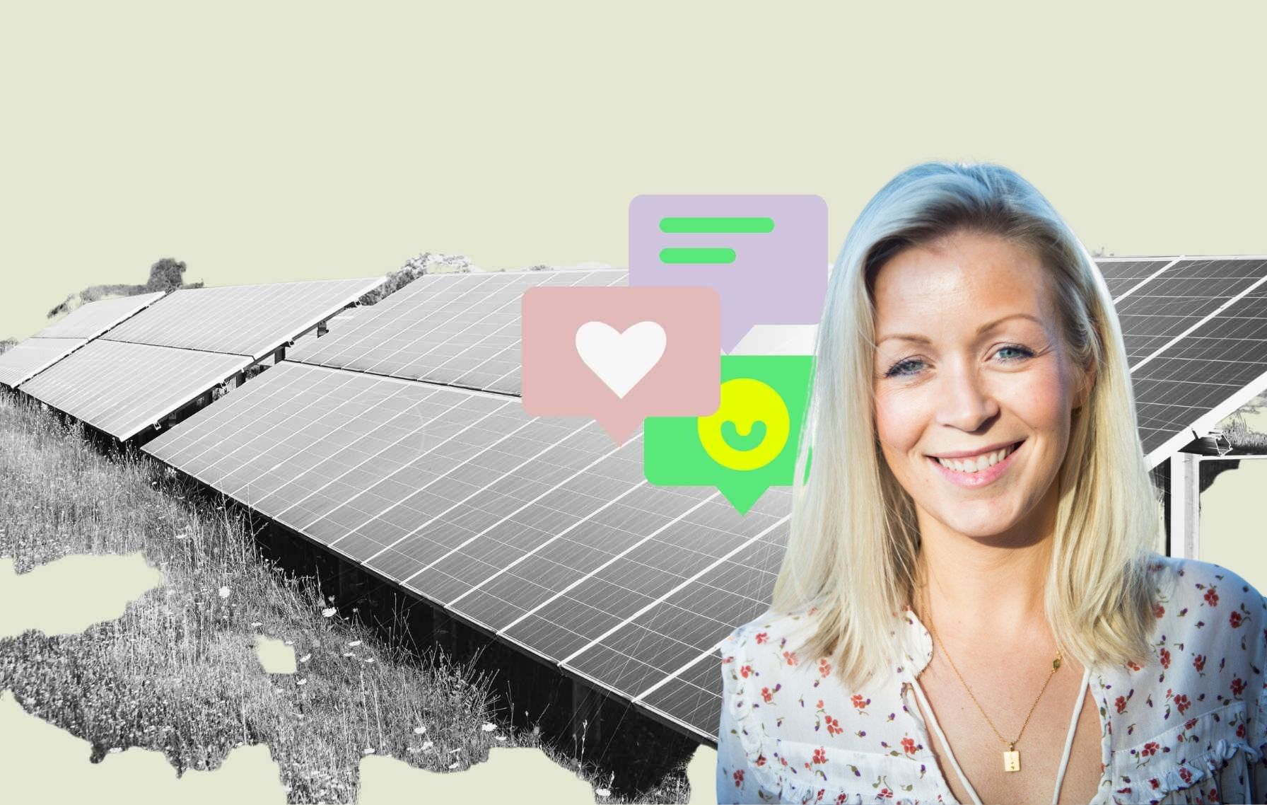 Ida Barth Thomassen, chef över Wandas nordiska verksamhet. Grafik av Impact Loop.