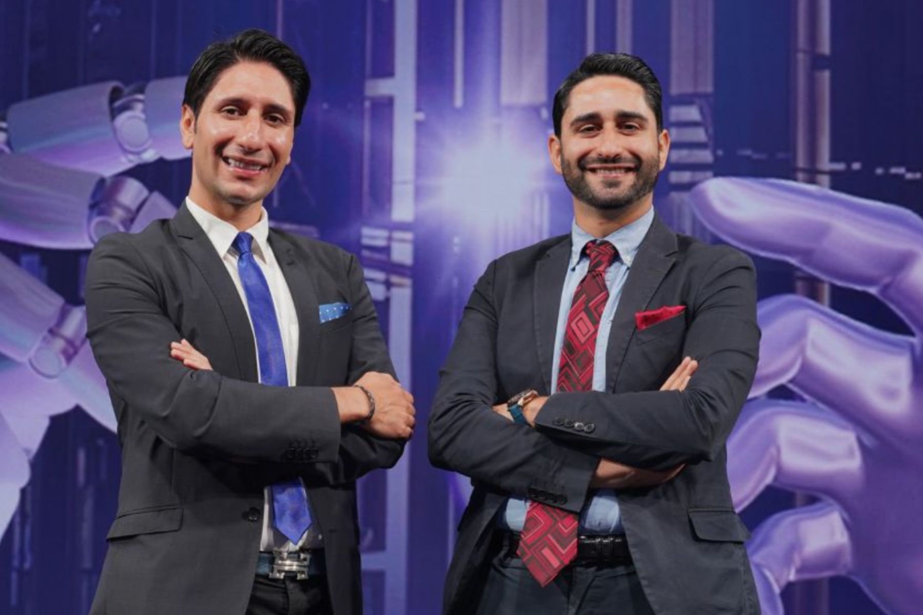 Max och Allen Mohammadi, grundare av Plasticfri som numera heter Grale. Foto: pressbild.